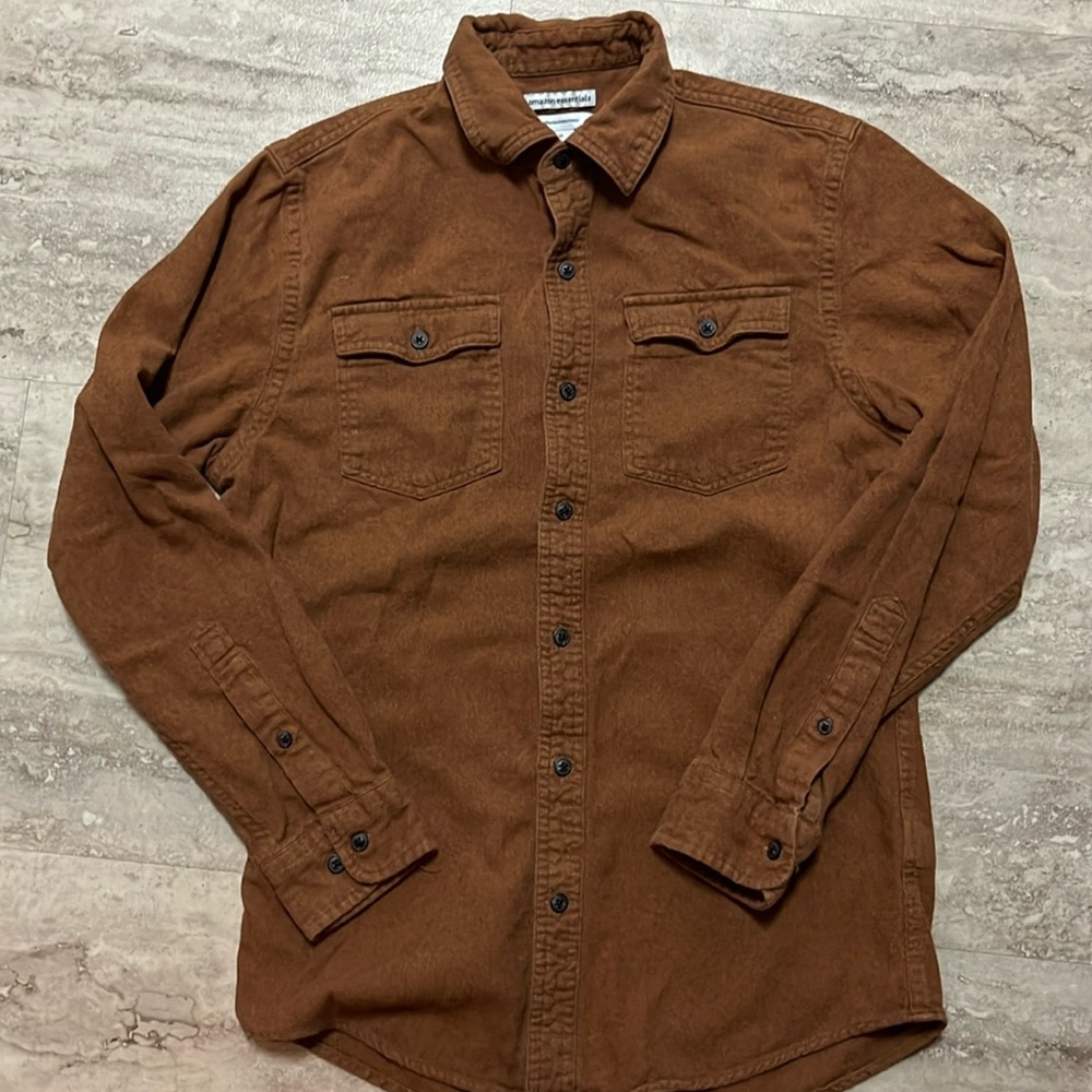 Amazon essentials flannel shirt XS